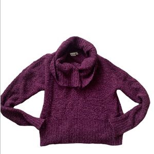 Size XL Mudd Cowl Neck Crop Sweater